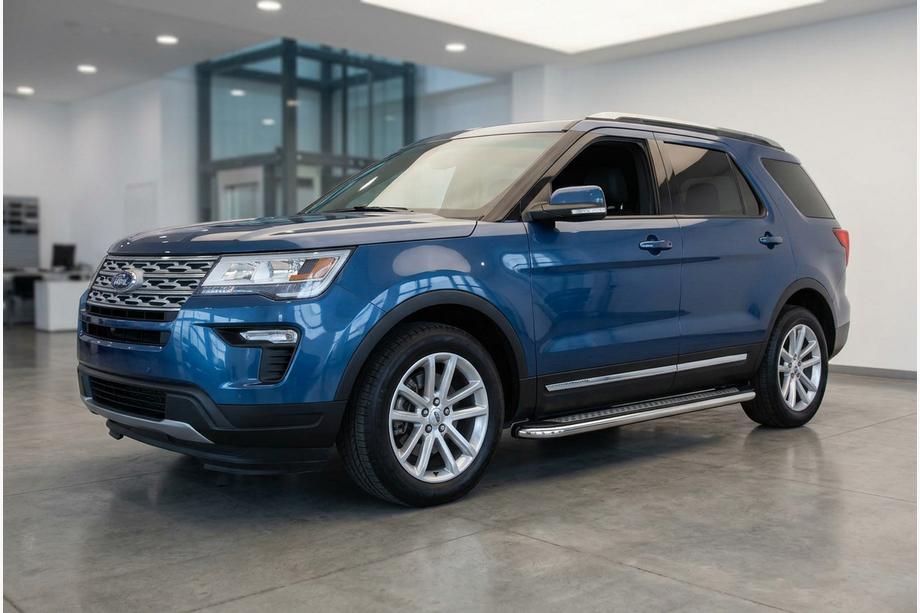 Ford Explorer 2011-2019 Praguri Laterale Maydos V2 (2 buc, Aluminiu si Otel Inoxidabil) Image