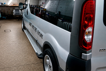 Nissan Primastar 2002-2014 Praguri laterale tip X5 (2 buc, aluminiu) foto 4