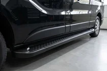 Nissan NV300/Primastar 2016- Praguri Laterale Allmond Black (2 buc, Aluminiu) foto 1