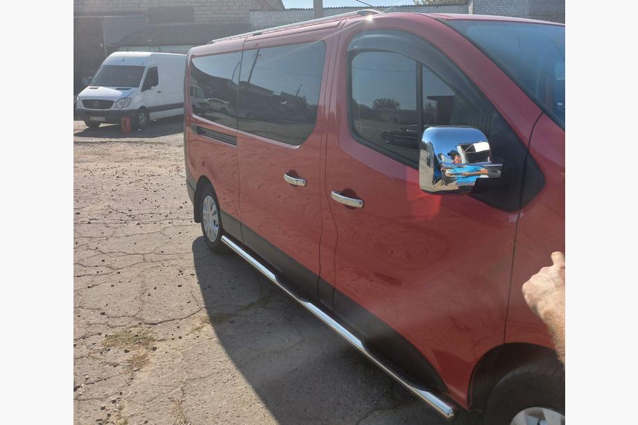 Nissan NV300/Primastar 2016- Tevi Laterale (2 buc, Otel Inoxidabil) 70 mm, ampatament lung Foto 2