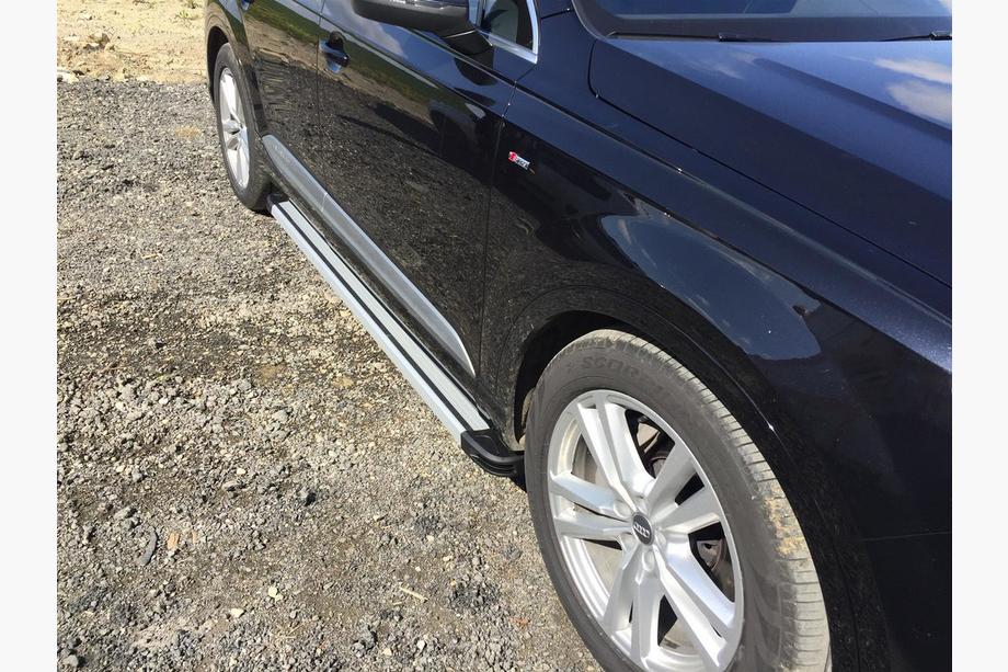 Audi Q7 2015–2026 Praguri Laterale Maya V4 (2 buc, Aluminiu) Image