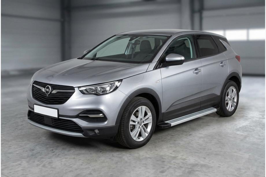 Opel Grandland X 2017- Praguri Laterale Maya V2 (2 buc, Aluminiu) Image