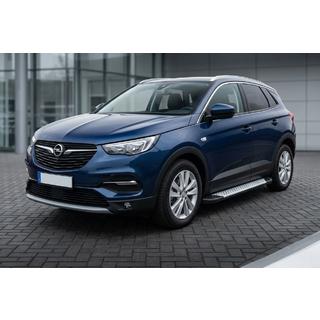 Praguri Laterale Allmond Grey (2 buc, Aluminiu) Opel Grandland X 2017- foto 1