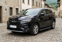 Opel Grandland X 2017- Praguri Laterale Allmond Black (2 buc, Aluminiu) foto 1