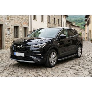 Praguri Laterale Allmond Black (2 buc, Aluminiu) Opel Grandland X 2017- foto 1