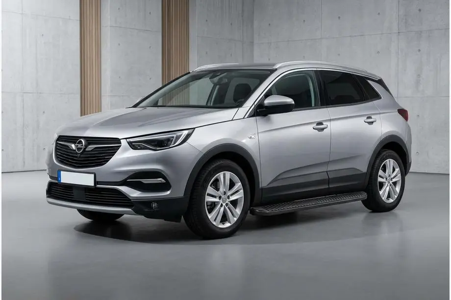 Opel Grandland X 2017- Praguri Laterale Tayga Black (2 buc, Aluminiu) Image