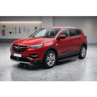 Praguri Laterale Bosphore Black (2 buc, Aluminiu) Opel Grandland X 2017- foto 1