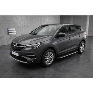 Praguri Laterale Bosphore Grey (2 buc, Aluminiu) Opel Grandland X 2017- foto 1