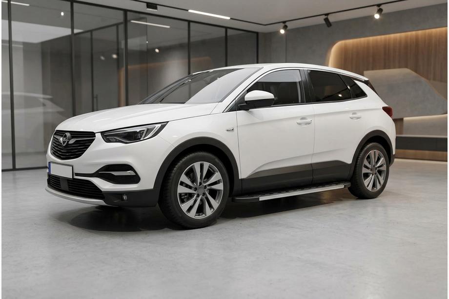 Opel Grandland X 2017- Praguri Laterale Duru (2 buc, Aluminiu) Image