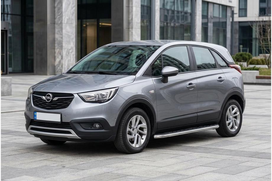 Opel Crossland X 2017-2024 Praguri Laterale Maydos V1 (2 buc, Aluminiu si Otel Inoxidabil) Image