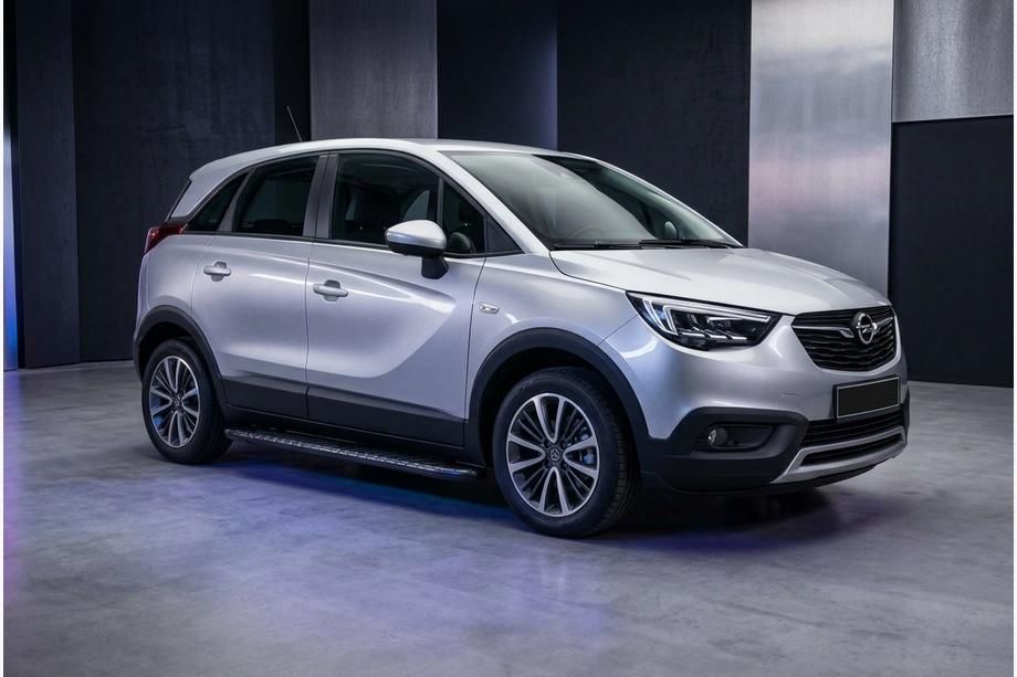 Opel Crossland X 2017-2024 Praguri Laterale Bosphorus Black (2 buc, Aluminiu) Image