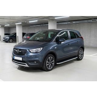 Praguri Laterale Tayga Grey (2 buc, Aluminiu) Opel Crossland X 2017-2024 foto 1