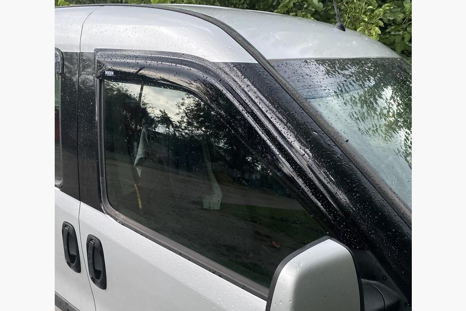 Fiat Doblo II 2010-2022 Deflectoare Geamuri (2 buc, Niken) Image