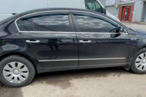 Volkswagen Passat B6 2006-2012 Deflectoare geamuri cu ornament cromat SD (4 buc, HIC) foto 3