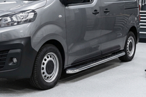 Citroen Jumpy/Dispatch 2017- Praguri Laterale Maydos V1 (2 buc, Aluminiu si Otel Inoxidabil) foto 1
