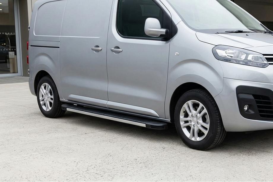Citroen Jumpy/Dispatch 2017- Praguri Laterale Maya V1 (2 buc, Aluminiu) Image