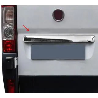 Ornament cromat deasupra numarului (inox) foto 1