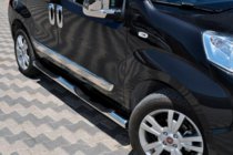 Peugeot Bipper 2008-2017 Tevi Laterale (2 buc, Otel Inoxidabil) foto 1