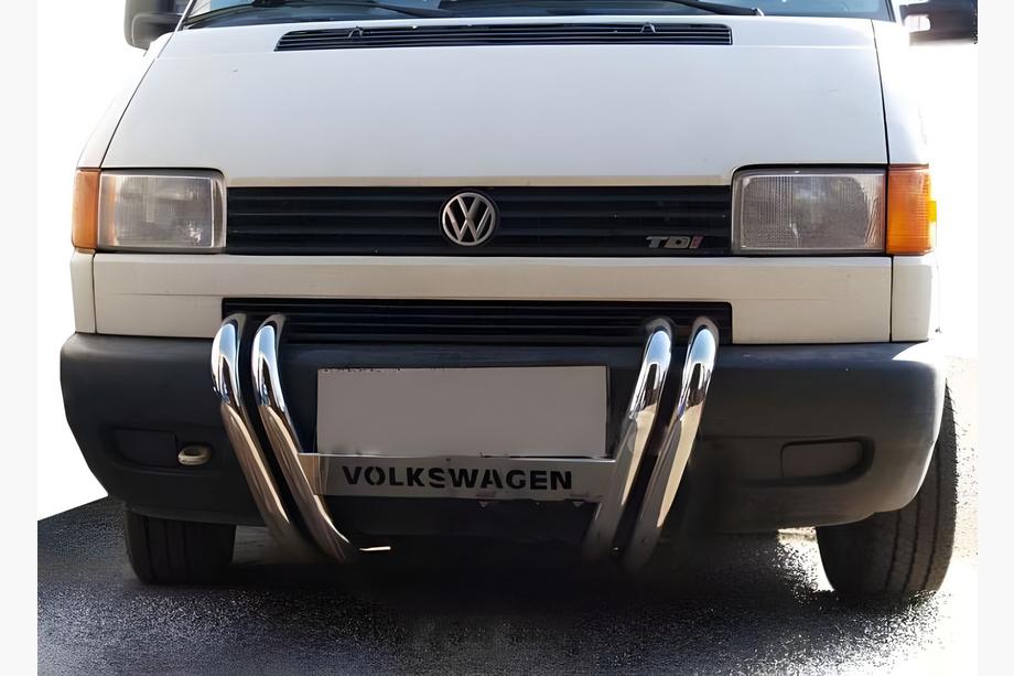 Volkswagen T4 Caravelle/Multivan 1990–2003 Bullbar ST006 (Otel Inoxidabil) Image