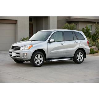Praguri laterale Allmond (2 buc, aluminiu) Toyota Rav 4 2001-2005 foto 3