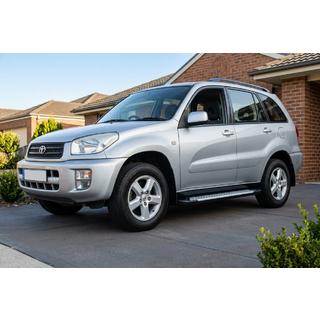 Praguri laterale Allmond (2 buc, aluminiu) Toyota Rav 4 2001-2005 foto 1