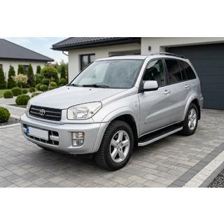 Praguri Laterale Tayga (2 buc, Aluminiu) Toyota Rav 4 2001-2005 foto 1