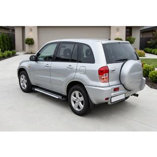 Praguri Laterale Line (2 buc, Aluminiu) Toyota Rav 4 2001-2005 foto 1