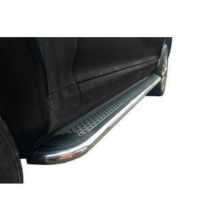 Praguri Laterale Maydos V2 (2 buc, Aluminiu si Otel Inoxidabil) Ford Ranger 2011–2022 foto 1