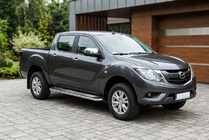 Mazda BT-50 2012- Praguri Laterale Maydos V2 (2 buc, Aluminiu si Otel Inoxidabil) foto 1