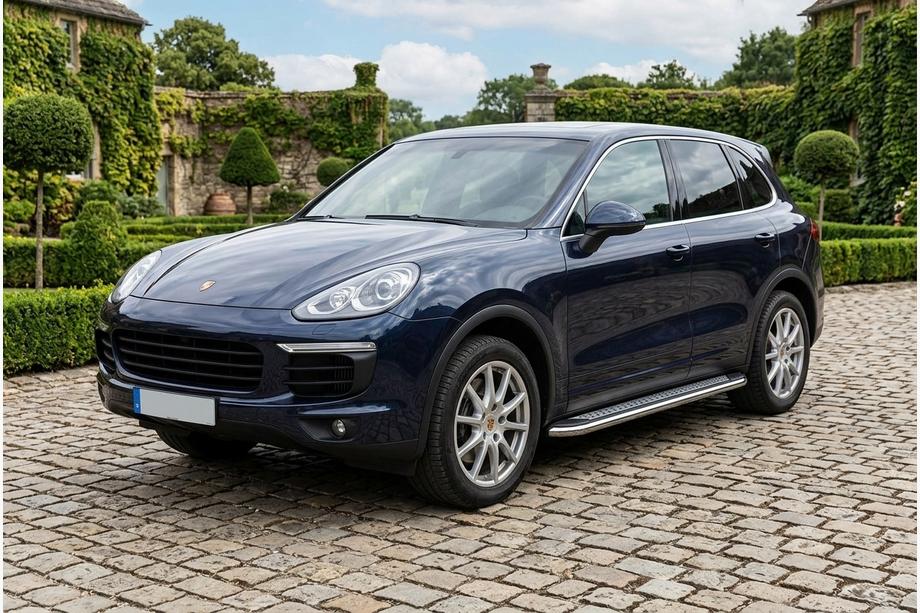 Porsche Cayenne 2010-2017 Praguri Laterale Maydos V2 (2 buc, Aluminiu si Otel Inoxidabil) Image