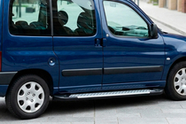 Peugeot Partner 1996-2008 Praguri Laterale Allmond Grey (2 buc, Aluminiu) foto 1