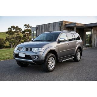 Praguri Laterale RedLine V1 (2 buc, Aluminiu) Mitsubishi Pajero Sport 2008-2015 foto 1