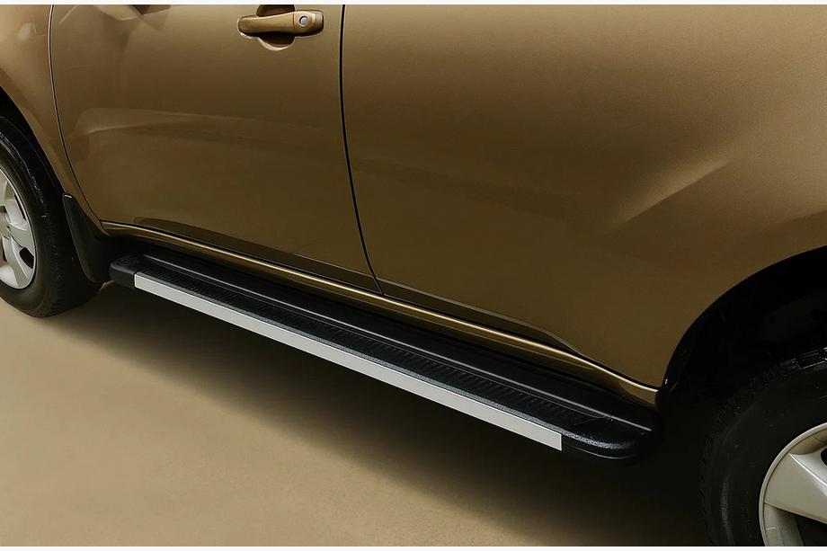 Mitsubishi Pajero Sport 2008-2015 Praguri Laterale Maya V1 (2 buc, Aluminiu) Foto 3