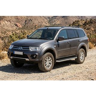 Praguri Laterale Tayga (2 buc, Aluminiu) Mitsubishi Pajero Sport 2008-2015 foto 1