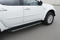 Mitsubishi Pajero Sport 2008-2015 Praguri Laterale Fullmond (2 buc, Aluminiu) foto 1