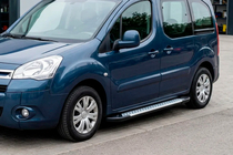 Peugeot Partner Tepee 2008-2018 Praguri Laterale Allmond Grey (2 buc, Aluminiu) foto 1