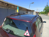 Renault Scenic/Grand 2003-2009 Bare Portbagaj Negre (2 buc) Ampatament Lung (Grande) foto 9