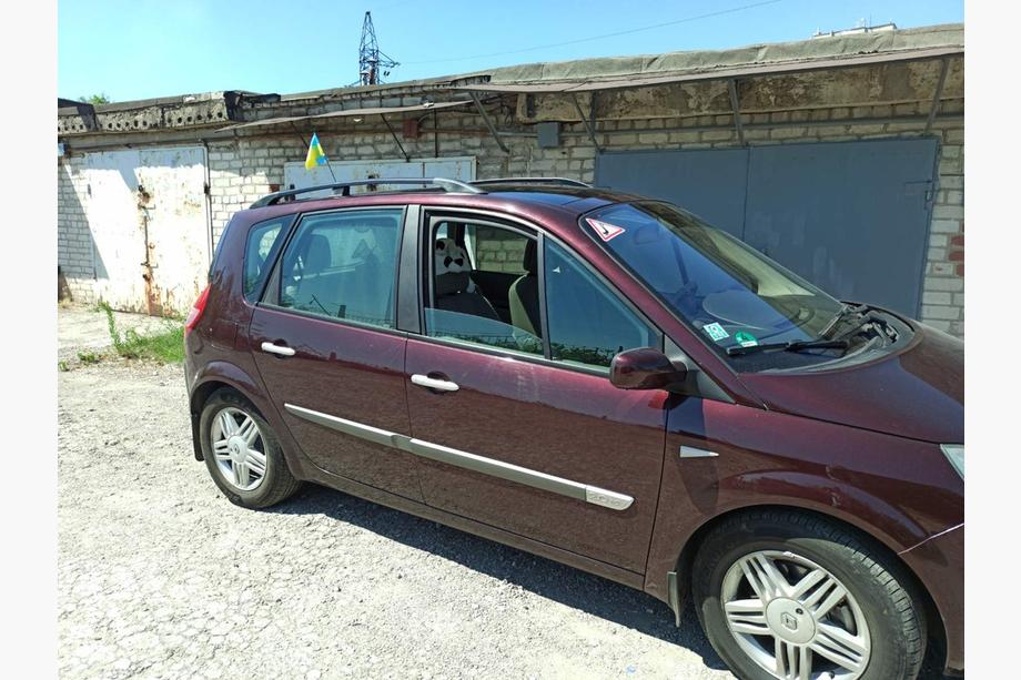 Renault Scenic/Grand 2003-2009 Bare Portbagaj Negre (2 buc) Ampatament Scurt Foto 3