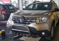 Renault Duster 2018-2024 Bullbar fara inscriptie WT003 (inox) foto 13