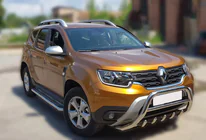 Dacia Duster 2018-2024 Bullbar fara inscriptie WT003 (inox) foto 6
