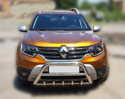 Dacia Duster 2018-2024 Bullbar fara inscriptie WT003 (inox) foto 8