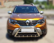 Dacia Duster 2018-2024 Bullbar fara inscriptie WT003 (inox) foto 8