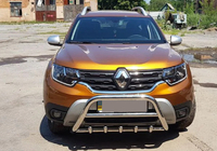 Dacia Duster 2018-2024 Bullbar fara inscriptie WT003 (inox) foto 4