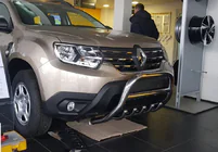 Dacia Duster 2018-2024 Bullbar fara inscriptie WT003 (inox) foto 14