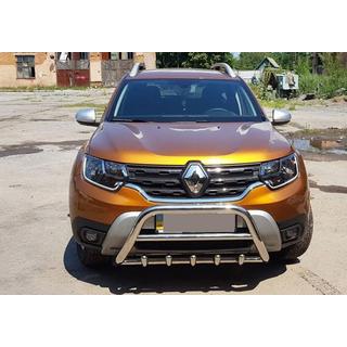 Bullbar fara inscriptie WT003 (inox) Dacia Duster 2018-2024 foto 4