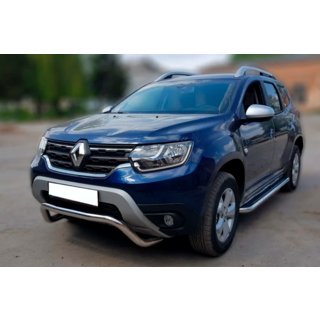 Bullbar WT007 (Inox) Dacia Duster 2018-2024 foto 3