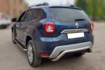 Renault Duster 2018-2024 Protectie Spate AK007 (Inox) foto 3