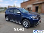Dacia Duster 2018-2024 Praguri Laterale Premium (2 buc, Inox) foto 1