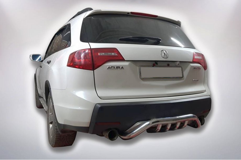 Acura MDX 2007-2013 Protectie Spate B1-47 (Inox) Foto 3