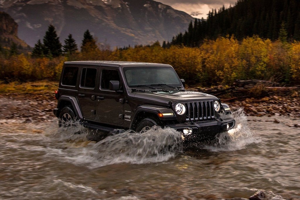 Cu cinci uși suv Jeep Wrangler a patra generație